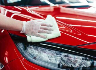 غسل السيارات بالبخار للاقتصاد في استهلاك الماء