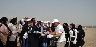 فريق الغوص الكويتي ينظم فعالية بيئية وطنية في ساحل (الكوت)