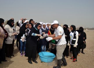 فريق الغوص الكويتي ينظم فعالية بيئية وطنية في ساحل (الكوت)