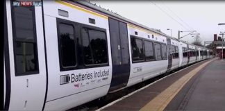 تجارب على قطار بريطاني صديق للبيئة بعمل بالبطارية