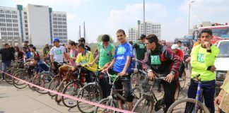 بيئة مصر تطلق مهرجان الدراجات الثاني بالفيوم