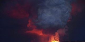 ثوران بركان قد يهدد موطن البط الوردي