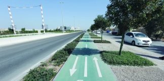 مسارات للجري والدراجات الهوائية في أبوظبي