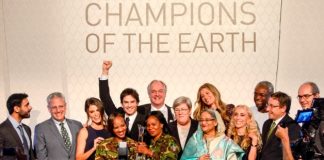 تسليم جوائز أبطال الأرض إلى خمس قادة ملهمين في مجال البيئة