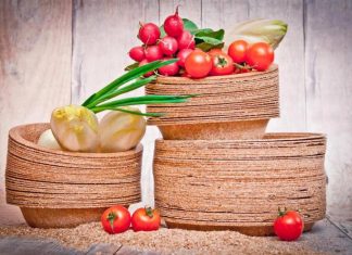 صحون قابلة للأكل صديقة للبيئة