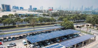 تشغيل مشروع «الطاقة الشمسية» في مواقف وزارة البيئة و«كهرباء دبي»