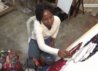 نيجيريا… الفن يخلص البيئة من مخلفات الأقمشة