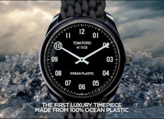 ساعة من نفايات المحيطات