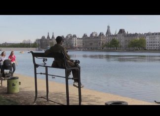 شاهد: مقاعد مرتفعة تهدف إلى لفت الانتباه إلى تغير المناخ في الدنمارك