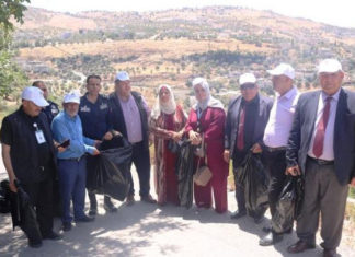 الأردن: حملة بيئية تطوعية في كفرنجه